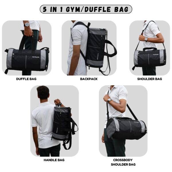 MUTMAIN 3 in 1 Gym Bag for Men and Women with Separate…