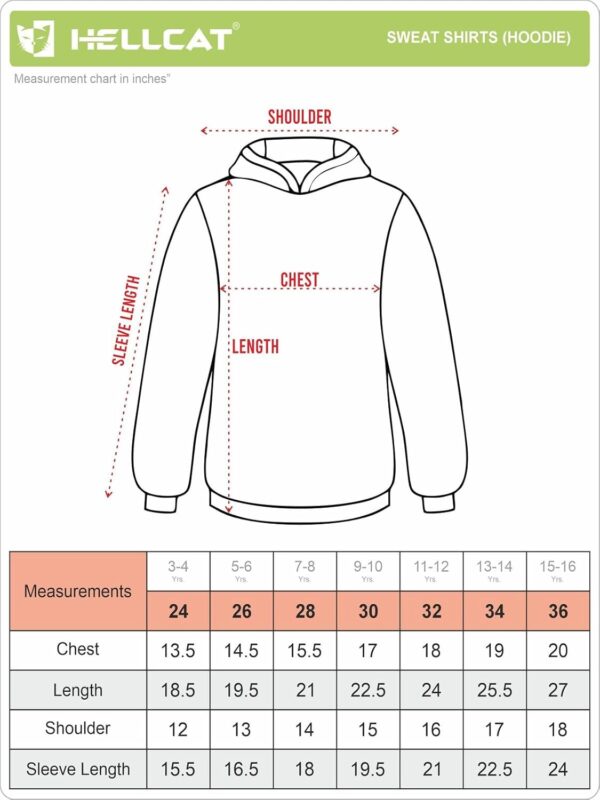 HELLCAT Trendy Colourblocked Cotton Blend Hoodie…