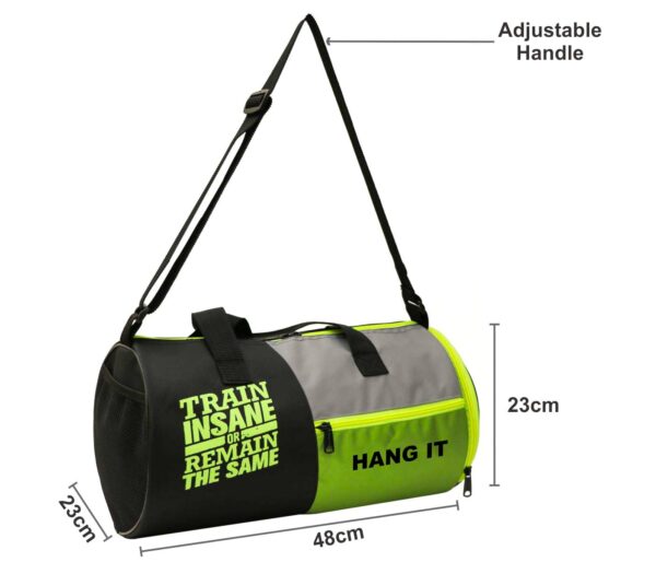 HANG IT Gym Bag Combo – Polyester Gym Bag with Shoe…