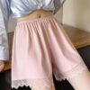 SPEGINIC Women’s Ice Silk Elastic Soft Loose Safety…