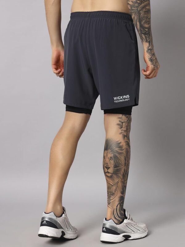 ENDEAVOUR WEAR 2 in 1 Active Dual Shorts for Men with…