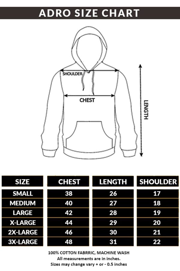 ADRO Men Cotton Hooded Sweatshirt