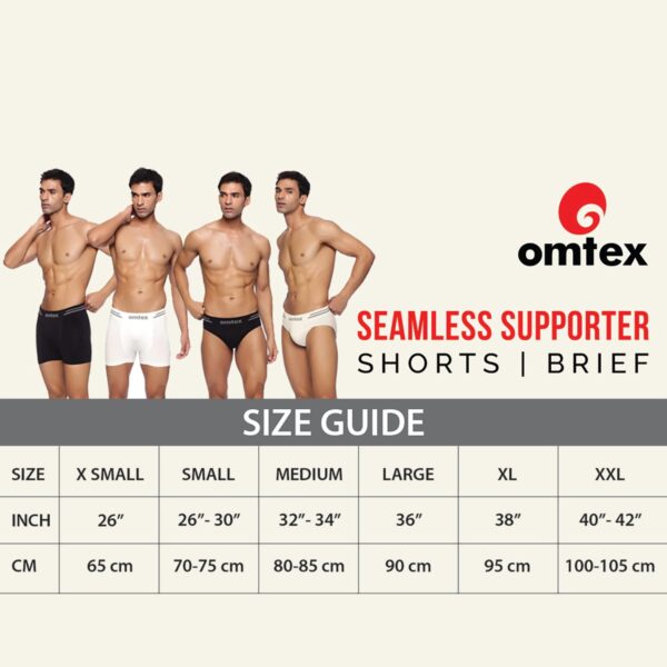 omtex Seamless Shorts with Inner Pockets for Abdomen…