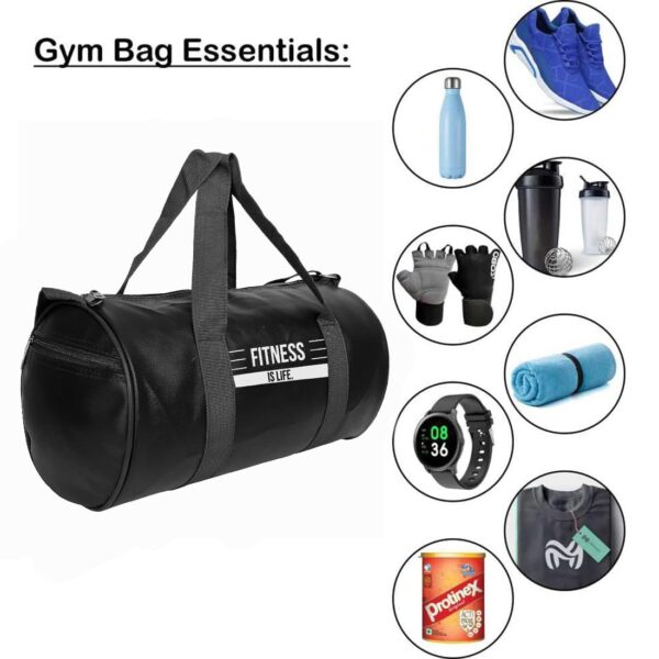 Gym Shaker Bottle 700 ml with Gym Duffle Bag & Wrist…