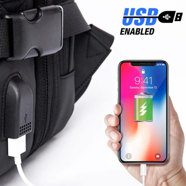 TECPHILE Bange Expandable Laptop Backpack – Anti-Theft…
