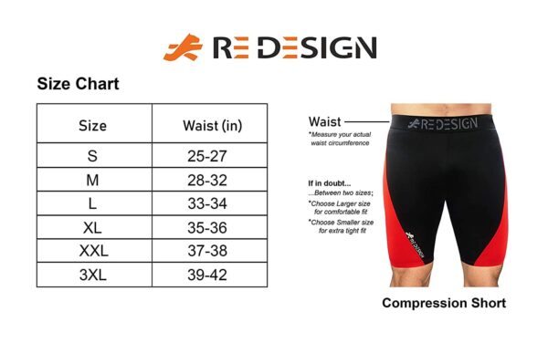 ReDesign Apparels Nylon Dual Color Compression Shorts…
