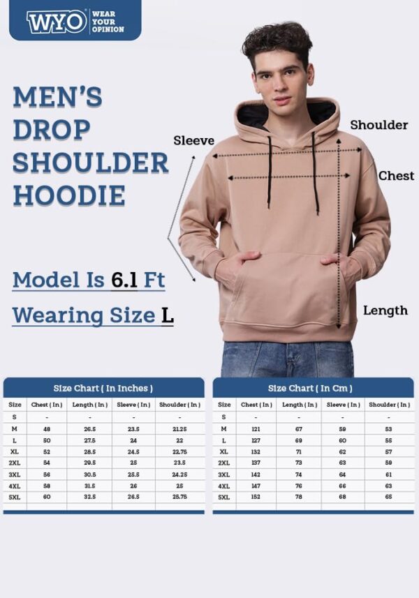 Wear Your Opinion Men’s Oversized Drop Shoulder…