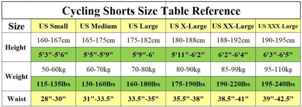sponeed Men’s Cycling Shorts Padded Men Spandex Pants…