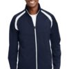 Sport-Tek Tricot Track Jacket. JST90, Black/Black, X-Large