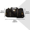 MuscleBlaze Gym Bag (Phirse Zidd Kar) Duffle Bag (Black,…