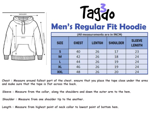 TAGDO Men’s Letter Printed Pocket Front Drawstring…