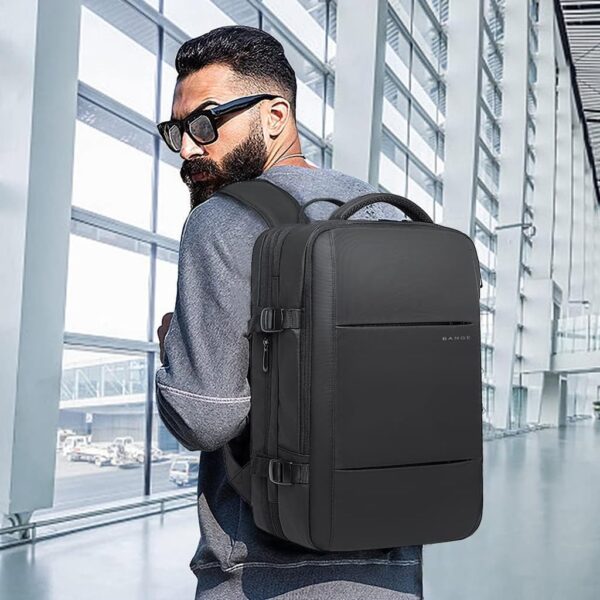 TECPHILE Bange Expandable Laptop Backpack – Anti-Theft…
