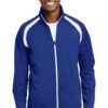 Sport-Tek Tricot Track Jacket. JST90, Black/Black, X-Large