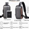 XBEY Anti Theft Backpack for Women, Sling Bag For Men…