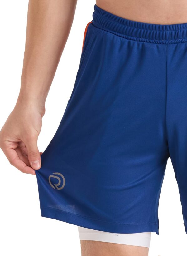TRUEREVO Mens 2-in-1 Running & Training Shorts | 8″…