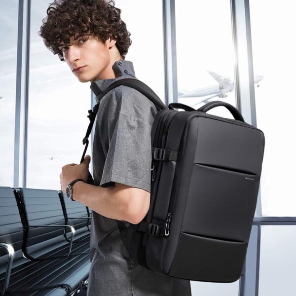 TECPHILE Bange Expandable Laptop Backpack – Anti-Theft…