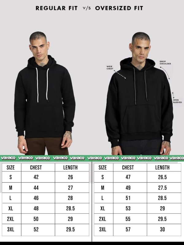 Veirdo Cotton Fleece Oversized Fit Black, Grey, Green,…