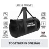 Gym Shaker Bottle 700 ml with Gym Duffle Bag & Wrist…