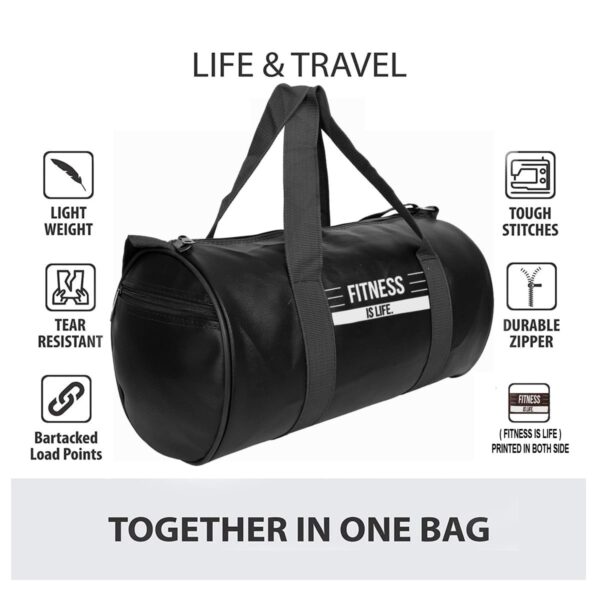 Gym Shaker Bottle 700 ml with Gym Duffle Bag & Wrist…