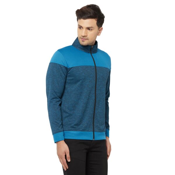Glito Mens Zip Up Polyester Full Sleeves High Neck…