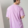 RodZen Oversized Half Sleeves Round Neck Solid Cotton…