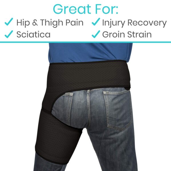 Vive Groin and Hip Brace – Sciatica Wrap for Men and…