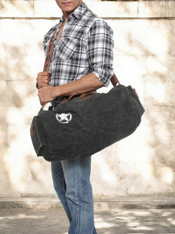 The House of Tara Canvas Travel Duffle Bag | 25 litres |…