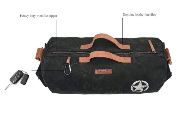The House of Tara Canvas Travel Duffle Bag | 25 litres |…
