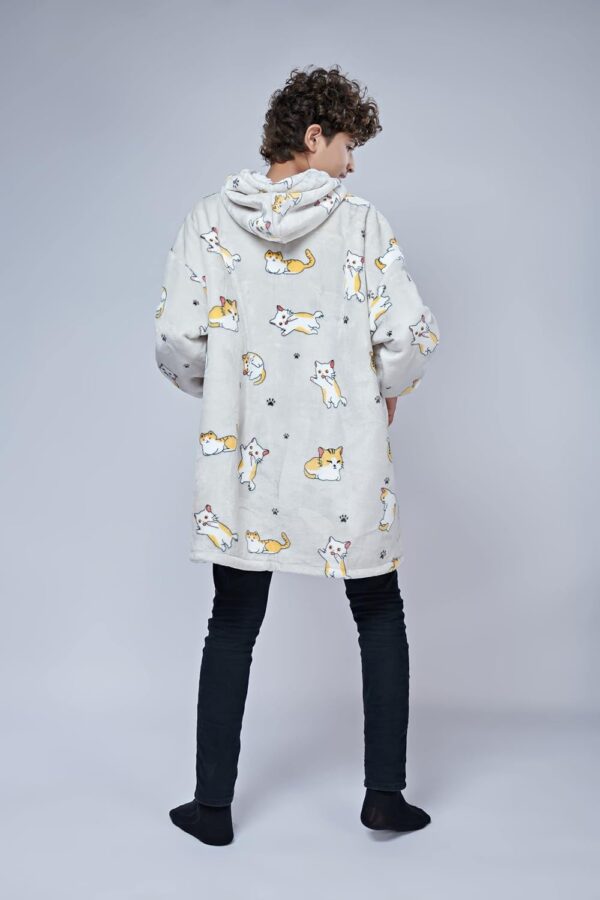 Lama Hoodie Blanket for Kids | Premium Wearable Sherpa…