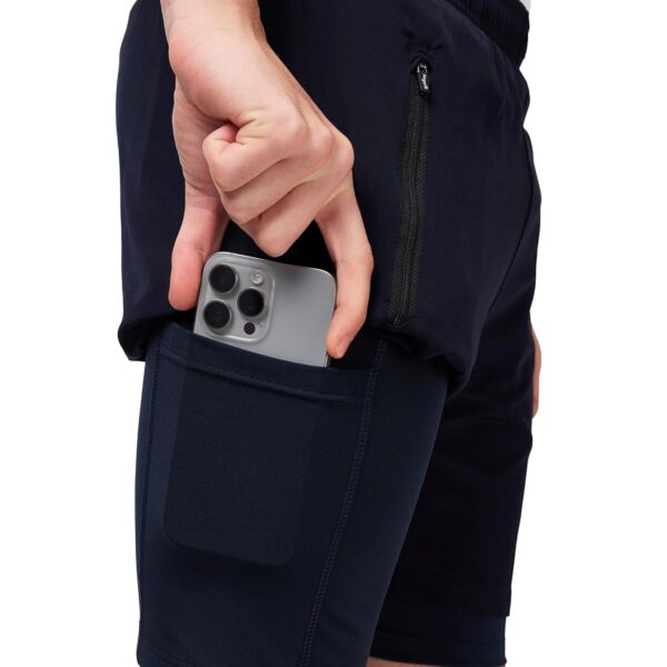 berge’ Men’s 2-in-1 Running Shorts  Inner Compression…