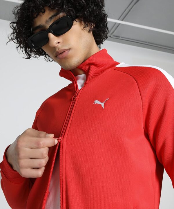 PUMA Men, T7 ALWAYS ON Track Jacket, For All Time Red,…