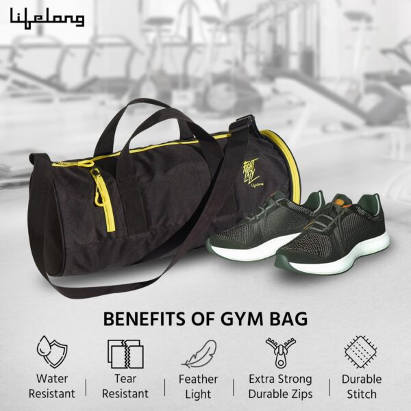 Lifelong 30 L Duffle Bag | Gym Bags for Men & Women |…