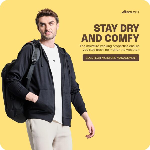 Boldfit Sweatshirt for Man Zipper Hoodies Jackets for…