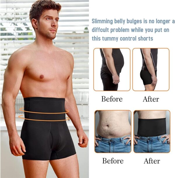 Ahina Men Shapewear Compression Body High Waist Tummy…