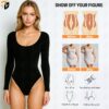 FF Body Shaper for Women  Ultra-Soft Seamless Bodysuit…