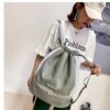 Handcuffs Drawstring Backpack Casual Sports Bag For Men…