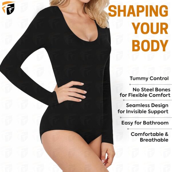 FF Body Shaper for Women  Ultra-Soft Seamless Bodysuit…