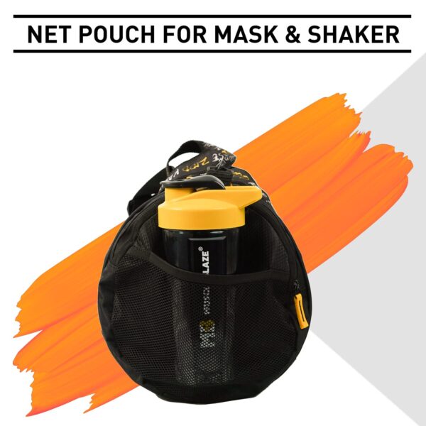 MuscleBlaze Gym Bag (Phirse Zidd Kar) Duffle Bag (Black,…