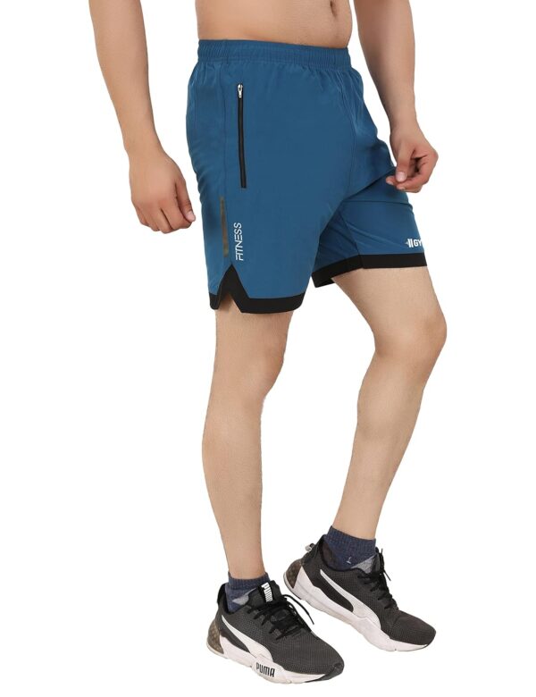 GYMIFIC Sports Training Running Dry Fit Solid Shorts for Men