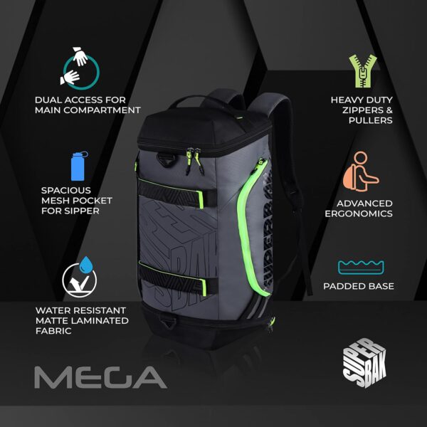 Superbak Mega 33L Large Hybrid Duffle Backpack/Travel…