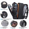 TECPHILE Bange Expandable Laptop Backpack – Anti-Theft…