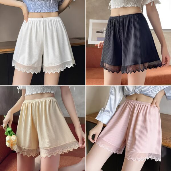 SPEGINIC Women’s Ice Silk Elastic Soft Loose Safety…