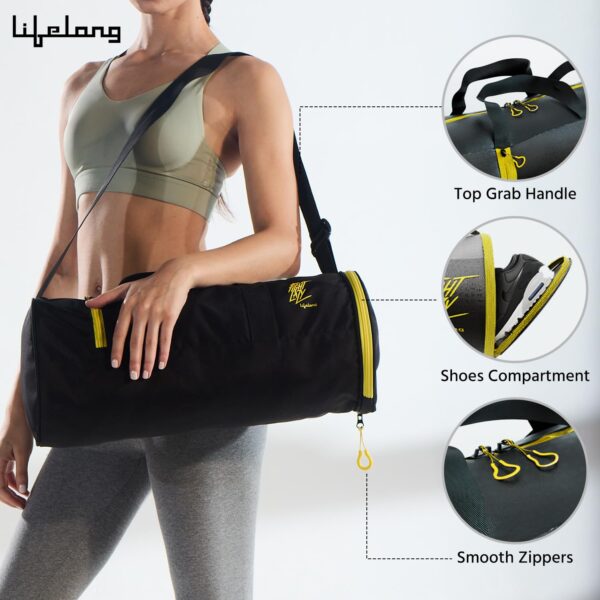 Lifelong 30 L Duffle Bag | Gym Bags for Men & Women |…