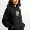 BRATMAZ Graphic Ultra Soft Winter Essential Fleece Black…