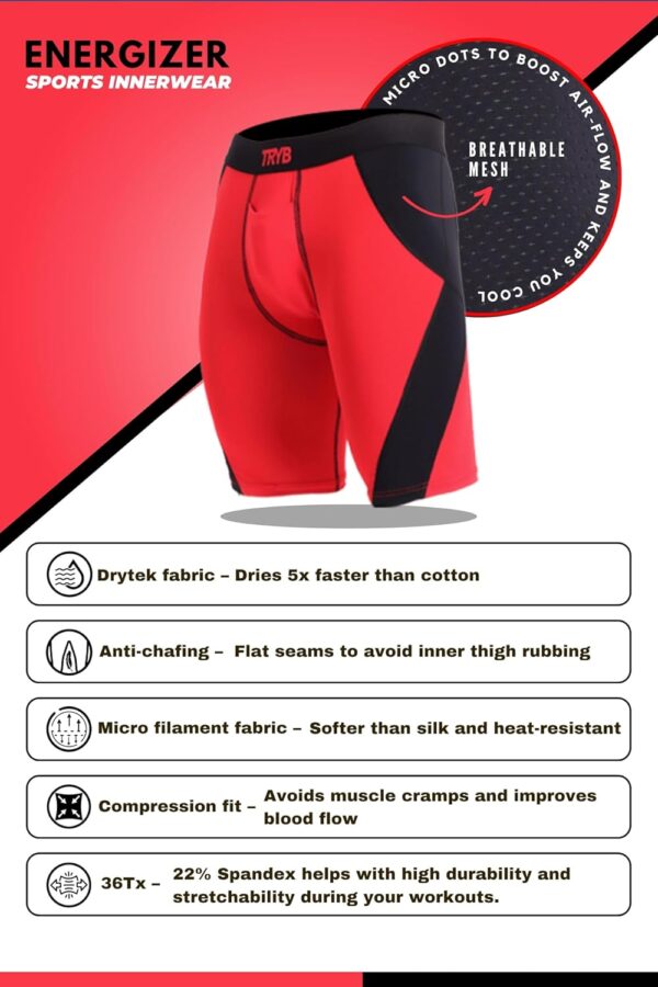 TRYB Sports Underwear for Men | Stretchable Energizer…
