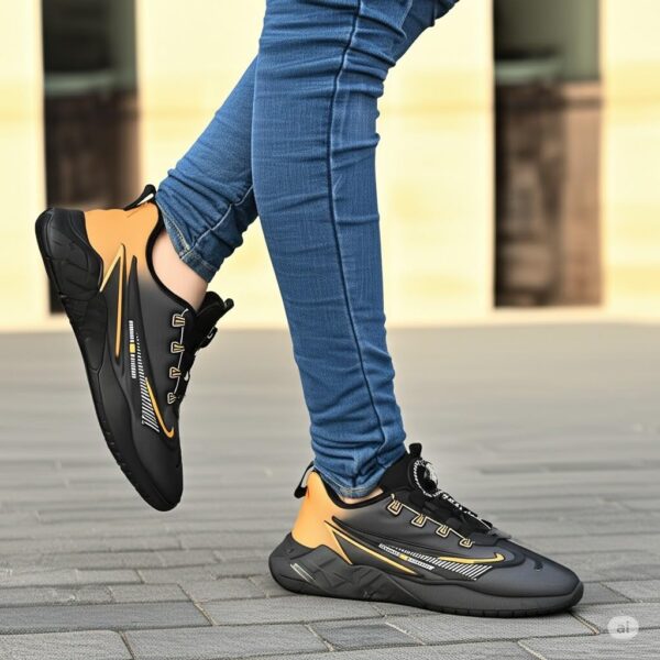 Snatch Auto Lace-Up Sports Shoes for Men| Stylish…