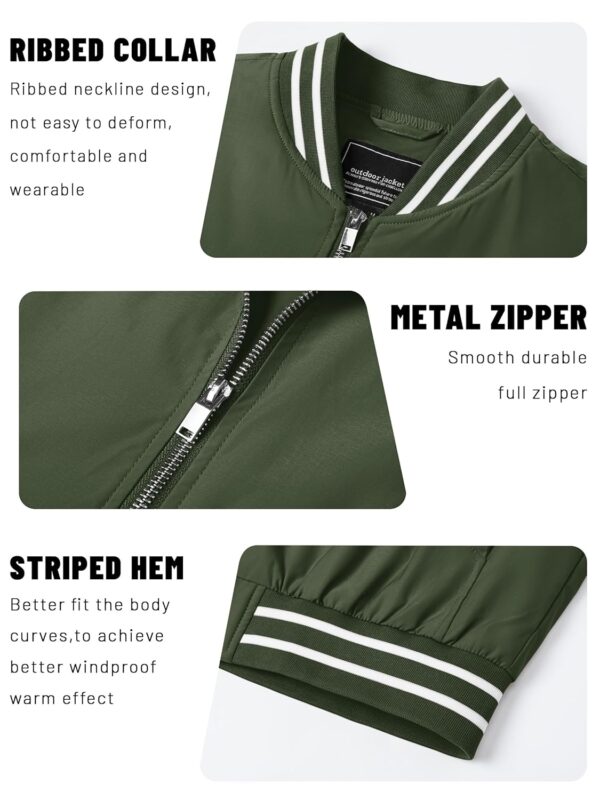 TACVASEN Men’s Lightweight Jacket Casual Spring Fall…