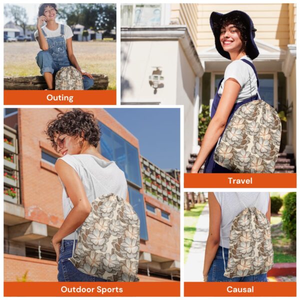 Knots of Love 25 liter Drawstring Backpack 18×14 Inch |…