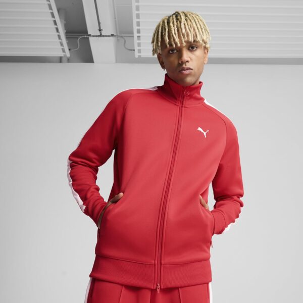 PUMA Men, T7 ALWAYS ON Track Jacket, For All Time Red,…