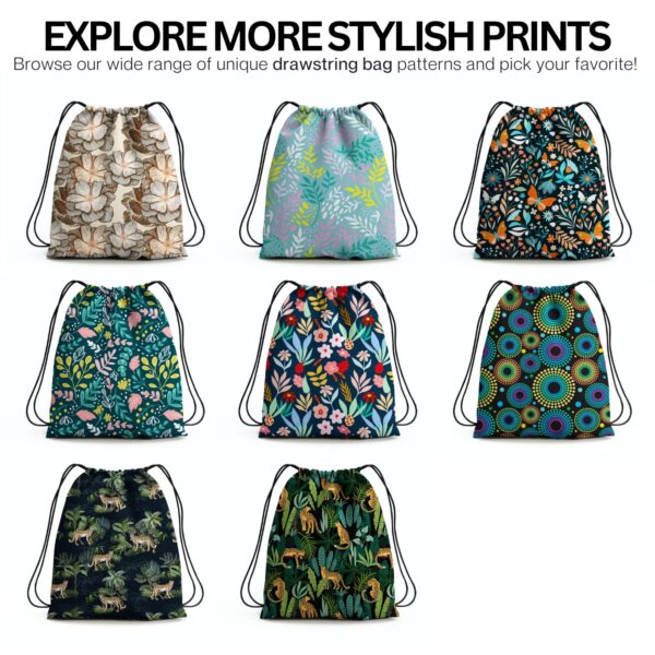 Knots of Love 25 liter Drawstring Backpack 18×14 Inch |…